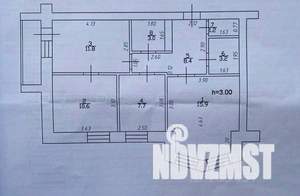 3-к квартира, вторичка, 62м2, 2/4 этаж