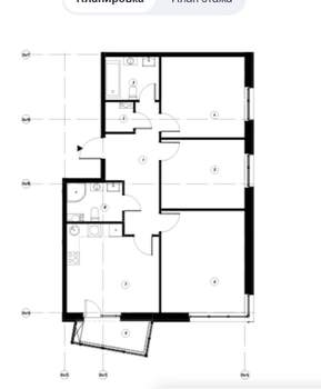 3-к квартира, вторичка, 86м2, 9/17 этаж