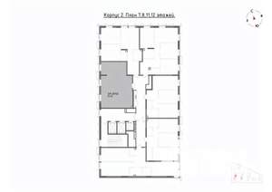 2-к квартира, вторичка, 61м2, 7/22 этаж