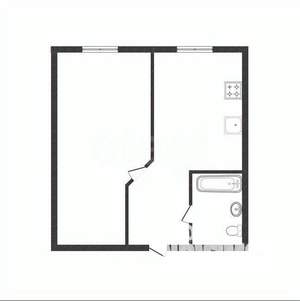 1-к квартира, вторичка, 35м2, 8/9 этаж