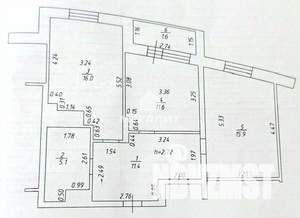 2-к квартира, вторичка, 60м2, 2/17 этаж