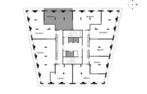 2-к квартира, вторичка, 71м2, 4/19 этаж