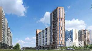 Студия квартира, строящийся дом, 34м2, 14/22 этаж