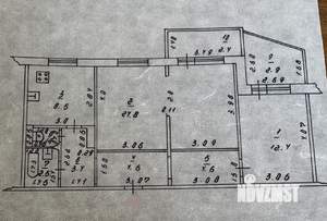 3-к квартира, вторичка, 67м2, 9/10 этаж