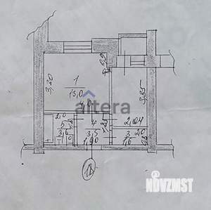 1-к квартира, вторичка, 29м2, 2/9 этаж