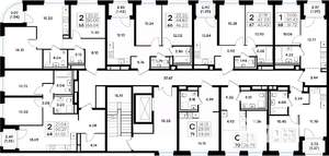 2-к квартира, вторичка, 62м2, 2/11 этаж