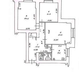 3-к квартира, вторичка, 91м2, 1/9 этаж