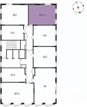 2-к квартира, вторичка, 49м2, 9/14 этаж