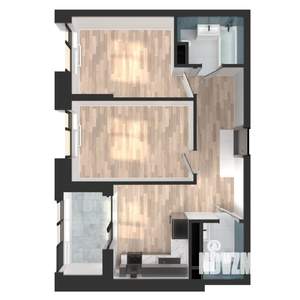 2-к квартира, вторичка, 53м2, 3/23 этаж