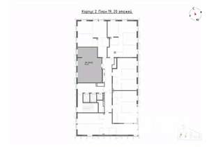 2-к квартира, вторичка, 61м2, 20/22 этаж