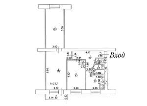 3-к квартира, вторичка, 59м2, 5/5 этаж