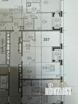 3-к квартира, вторичка, 60м2, 16/22 этаж