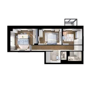 2-к квартира, вторичка, 63м2, 14/17 этаж