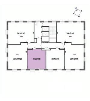 2-к квартира, вторичка, 48м2, 11/14 этаж