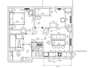 2-к квартира, вторичка, 51м2, 22/24 этаж
