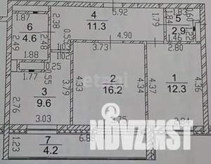 2-к квартира, вторичка, 61м2, 12/21 этаж