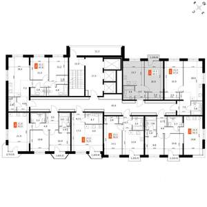 1-к квартира, вторичка, 40м2, 10/20 этаж