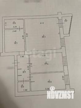 3-к квартира, вторичка, 100м2, 1/9 этаж