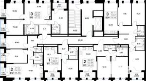 2-к квартира, вторичка, 56м2, 2/20 этаж