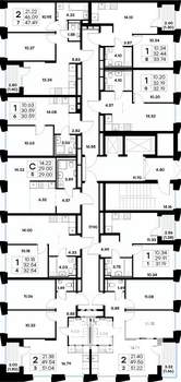 2-к квартира, вторичка, 51м2, 2/20 этаж