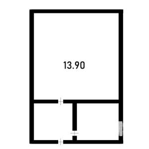 1-к квартира, вторичка, 19м2, 5/5 этаж