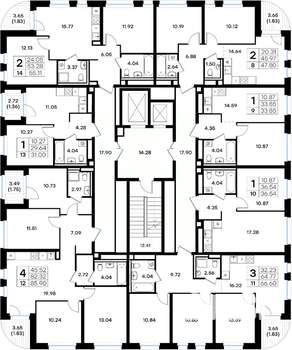 1-к квартира, вторичка, 34м2, 3/10 этаж