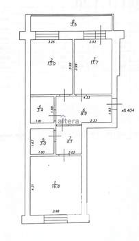 2-к квартира, вторичка, 64м2, 10/10 этаж