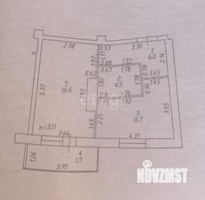 1-к квартира, вторичка, 40м2, 3/16 этаж