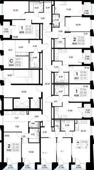 2-к квартира, вторичка, 56м2, 4/20 этаж