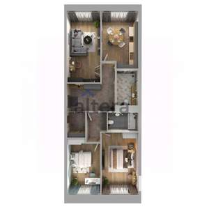 3-к квартира, вторичка, 91м2, 6/21 этаж