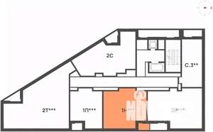 1-к квартира, вторичка, 54м2, 10/18 этаж