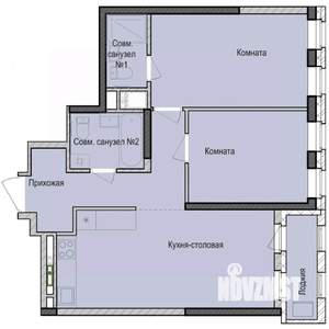 2-к квартира, вторичка, 61м2, 4/23 этаж