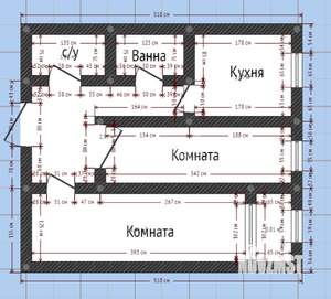 2-к квартира, вторичка, 52м2, 9/10 этаж