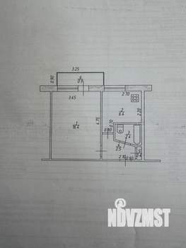 1-к квартира, вторичка, 29м2, 4/5 этаж