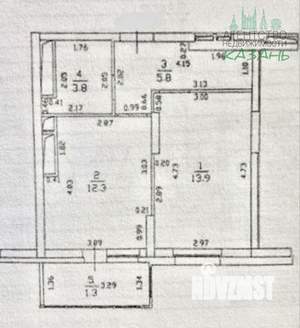1-к квартира, вторичка, 37м2, 17/23 этаж