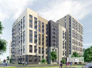 1-к квартира, строящийся дом, 33м2, 9/15 этаж