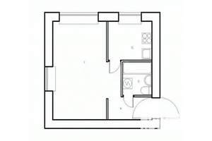 1-к квартира, вторичка, 30м2, 1/5 этаж