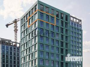 3-к квартира, строящийся дом, 70м2, 14/15 этаж