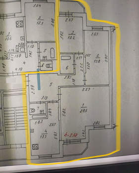 3-к квартира, вторичка, 95м2, 6/10 этаж