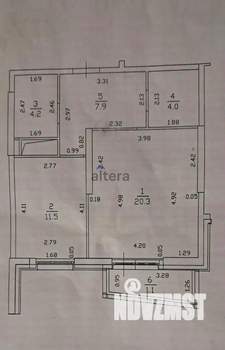 1-к квартира, вторичка, 48м2, 21/22 этаж