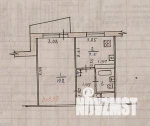 1-к квартира, вторичка, 34м2, 4/9 этаж