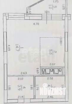 Студия квартира, вторичка, 28м2, 20/25 этаж