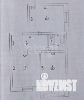 2-к квартира, вторичка, 97м2, 7/11 этаж