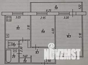 2-к квартира, вторичка, 54м2, 7/9 этаж