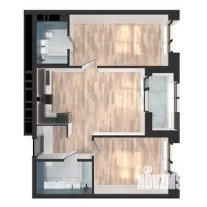 2-к квартира, вторичка, 65м2, 7/23 этаж