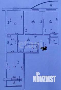 3-к квартира, вторичка, 105м2, 14/22 этаж