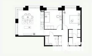2-к квартира, вторичка, 63м2, 10/13 этаж