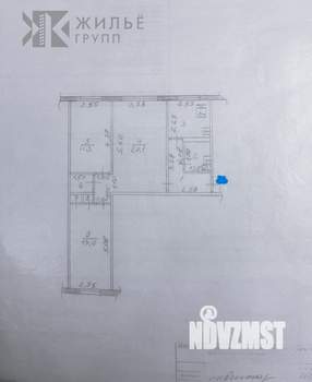3-к квартира, вторичка, 60м2, 1/5 этаж
