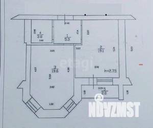 1-к квартира, вторичка, 48м2, 6/10 этаж