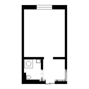 1-к квартира, вторичка, 30м2, 2/19 этаж